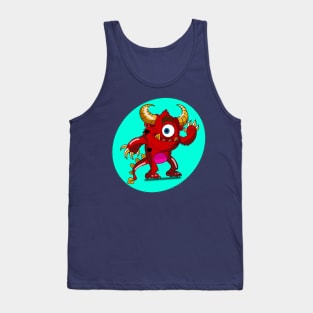 Red monster Tank Top